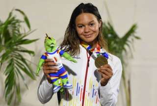 Ecuador alcanza medallas de oro en nataci&oacute;n y decatl&oacute;n en los Bolivarianos