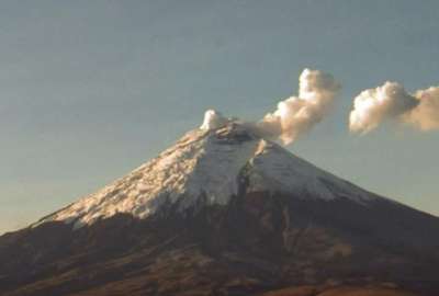 Actividad eruptiva del volc&aacute;n Cotopaxi ha disminuido