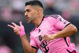 Luis Su&aacute;rez escupi&oacute; a un rival, tras la final de la Leagues Cup