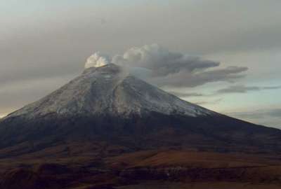 La ca&iacute;da de ceniza afect&oacute; a comunidades aleda&ntilde;as al volc&aacute;n Cotopaxi. 