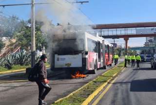 Unidad de Trolebus present&oacute; un conato de incendio