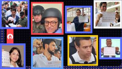 Los candidatos sufragaron.