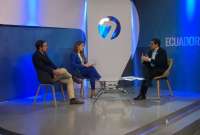 Daniel Calderón, ministro de Educación, en entrevista en Noticias 7, este 7 de marzo de 2024.