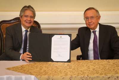 Hern&aacute;n P&eacute;rez, nuevo Embajador Extraordinario y Plenipotenciario del Ecuador en la ONU