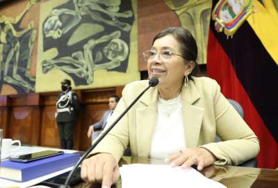 Guadalupe Llori no convoc&oacute; a sesi&oacute;n del Pleno para conocer el informe de destituci&oacute;n en su contra
