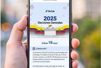 El Consejo Nacional Electoral(CNE) habilitó en TikTok una guía de las elecciones generales de febrero. La guía ayudará a la ciudadanía a evitar la desinformación.