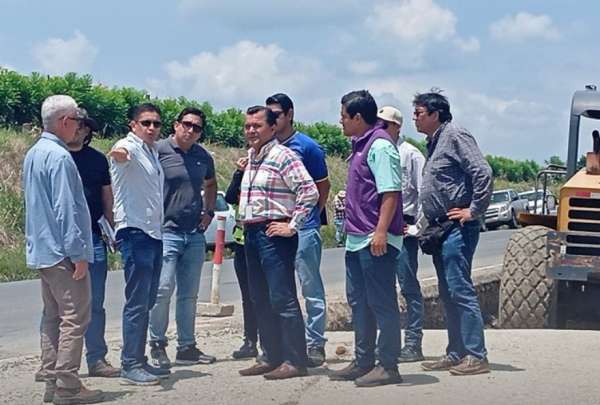 MTOP supervisa avances viales en Los R&iacute;os y Santa Elena en plena temporada invernal