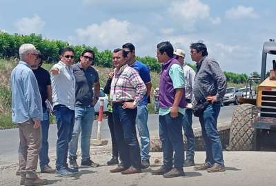 MTOP supervisa avances viales en Los R&iacute;os y Santa Elena en plena temporada invernal