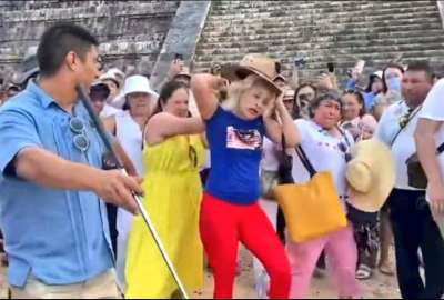 Una mujer fue agredida por acceder a una zona prohibida del Chich&eacute;n Itza. 