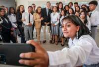 Autoridades constataron las mejoras realizadas en la Unidad Educativa Fiscal &ldquo;Mitad del Mundo&rdquo;