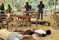 Seis miembros de una familia fueron liberados por la Polic&iacute;a Nacional tras estar secuestrados por 30 d&iacute;as.