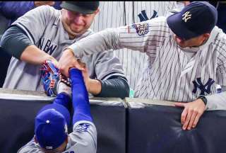 MLB beta de todos los estadios a fan&aacute;ticos que le quitaron guante a un jugador