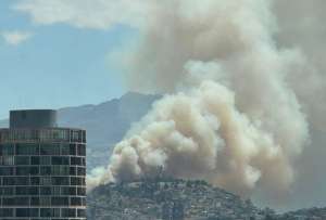 Este jueves se registr&oacute; un incendio en el Panecillo