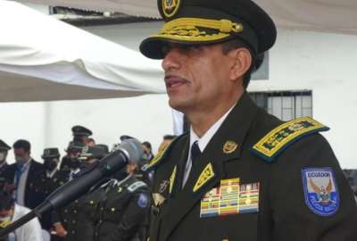 Comandante de Polic&iacute;a se solidariza con familiares de polic&iacute;as fallecidos en la Joya de los Sachas