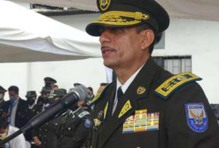 Comandante de Polic&iacute;a se solidariza con familiares de polic&iacute;as fallecidos en la Joya de los Sachas