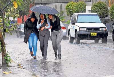 Seg&uacute;n el Inamhi, continuar&aacute;n las lluvias este jueves, 9 de marzo de 2023