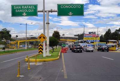Cierre carril central de Autopista General Rumi&ntilde;ahui por trabajos de se&ntilde;alizaci&oacute;n