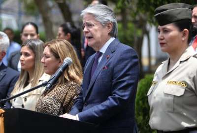 Presidente Lasso ratific&oacute; su compromiso de fortalecer la lucha contra la violencia hacia las mujeres y transformar la Polic&iacute;a Nacional