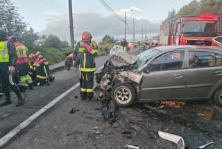 Quito: Grave accidente en la Sim&oacute;n Bol&iacute;var deja un fallecido y heridos