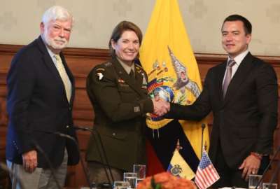 El Presidente acord&oacute; incrementar la cooperaci&oacute;n en seguridad con el Comando Sur de los EE.UU.