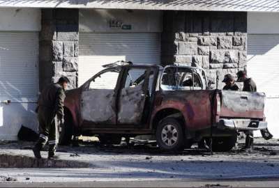 Un carro explot&oacute; el 31 de agosto en las afueras de la SNAI en Quito.