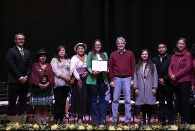 El presidente Guillermo Lasso particip&oacute; en el lanzamiento de la iniciativa.