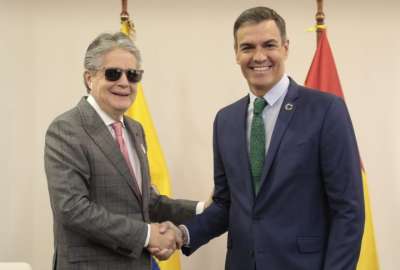 El Presidente de Gobierno espa&ntilde;ol Pedro S&aacute;nchez lleg&oacute; al Ecuador la noche del mi&eacute;rcoles 24 de agosto.