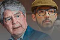 Guillermo Lasso (izq.) amenazó con demandar al periodista de La Posta, Anderson Boscán.