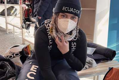 Sarah Escobar, la primera mujer ecuatoriana en los Juegos Ol&iacute;mpicos de Invierno