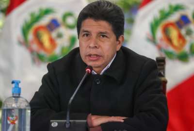 El expresidente Pedro Castillo fue procesado por el delito de rebeli&oacute;n. 