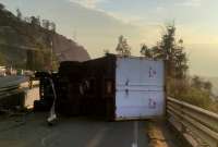 El 12 de octubre se registró un accidente de tránsito en la av. Simón Bolívar a la altura de Zámbiza.