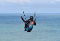 Tijana Radonjic practicaba parapente cuando sufrió un ataque de pánico.