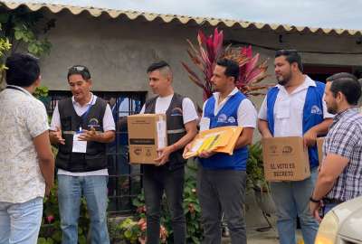 En todo el pa&iacute;s sufragar&aacute;n 711 electores bajo la modalidad Voto en Casa.