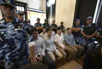 Los ocho acusados de matar a un estudiante fueron sentenciados en Argentina.