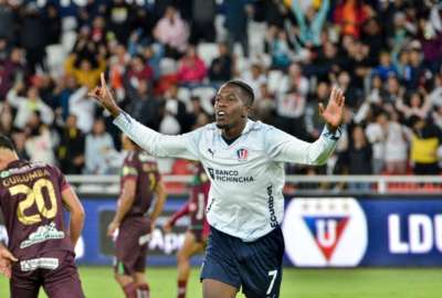 Liga de Quito gan&oacute; 3-1 a Mushuc Runa, en el estadio Rodrigo Paz Delgado