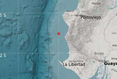 Reportan sismo en Puerto L&oacute;pez, Manab&iacute;