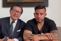 Daniel Salcedo (der.) está implicado en el caso Metástasis.