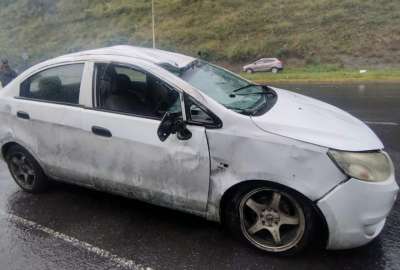 Reportan un accidente de tr&aacute;nsito en el sector de Z&aacute;mbiza