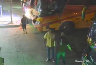 Vinces: Conductores de buses se fueron a los golpes