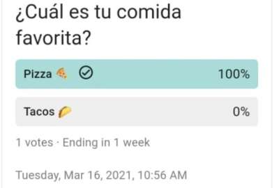 Whatsapp lanz&oacute; la funci&oacute;n de encuesta para grupos