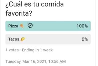 Whatsapp lanz&oacute; la funci&oacute;n de encuesta para grupos