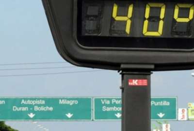 Seg&uacute;n el Inhami, la Costa y Sierra del pa&iacute;s esperimentan altas temperaturas este fin de semana.