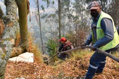 El presidente Daniel Noboa preside el COE Nacional, donde se hablar&aacute; sobre las acciones para enfrentar los incendios en Quito.