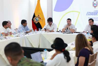 Santa Elena: Noboa lider&oacute; el Gabinete Sectorial Social en Santa Elena 