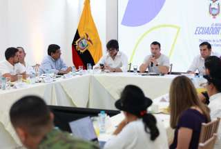 Santa Elena: Noboa lider&oacute; el Gabinete Sectorial Social en Santa Elena