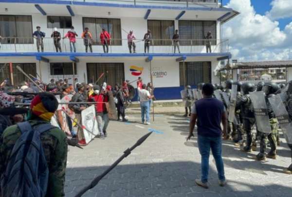 Autoridades judiciales investigarán la muerte de un manifestante en Pastaza