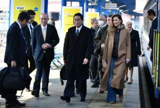 Primer ministro de Jap&oacute;n llega a Ucrania para reunirse con Volod&iacute;mir Zelensky