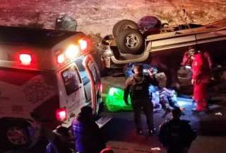 Migrantes fallecidos en accidente de tr&aacute;nsito en M&eacute;xico