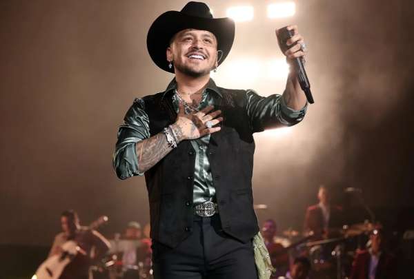Christian Nodal se present&oacute; desde las 21:20 por las fiestas de Machala. 