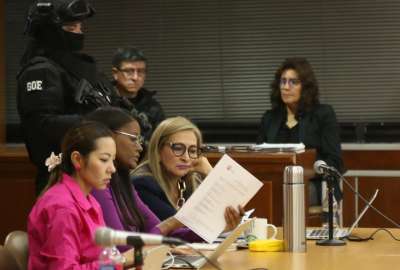 La fiscal Diana Salazar realiz&oacute; el anuncio de la presunta vinculaci&oacute;n.